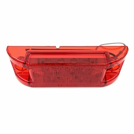 TRUCK-LITE Signal-Stat, Led, Red Rectangular, 8 Diode, Marker Clearance Light, P2, 2 Screw 2150-3